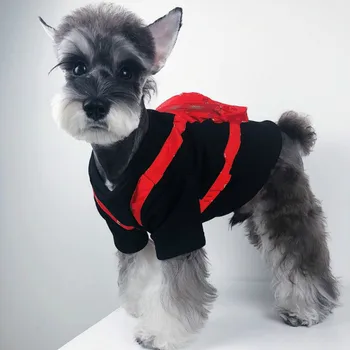 Pet red zipper backpack style short-sleeved clothes dog schnauzer cute cute cat spring and summer breathable style sweater
Pet red zipper backpack style short-sleeved clothes dog schnauzer cute cute cat spring and summer breathable style sweater