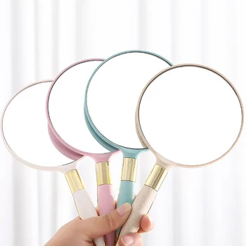 Cute Plastic Vintage Hand Mirrors Makeup Vanity Mirror Round Hand Hold Cosmetic Mirror With Handle For Gifts 4 Colors 1pc
Cute Plastic Vintage Hand Mirrors Makeup Vanity Mirror Round Hand Hold Cosmetic Mirror With Handle For Gifts 4 Colors 1pc