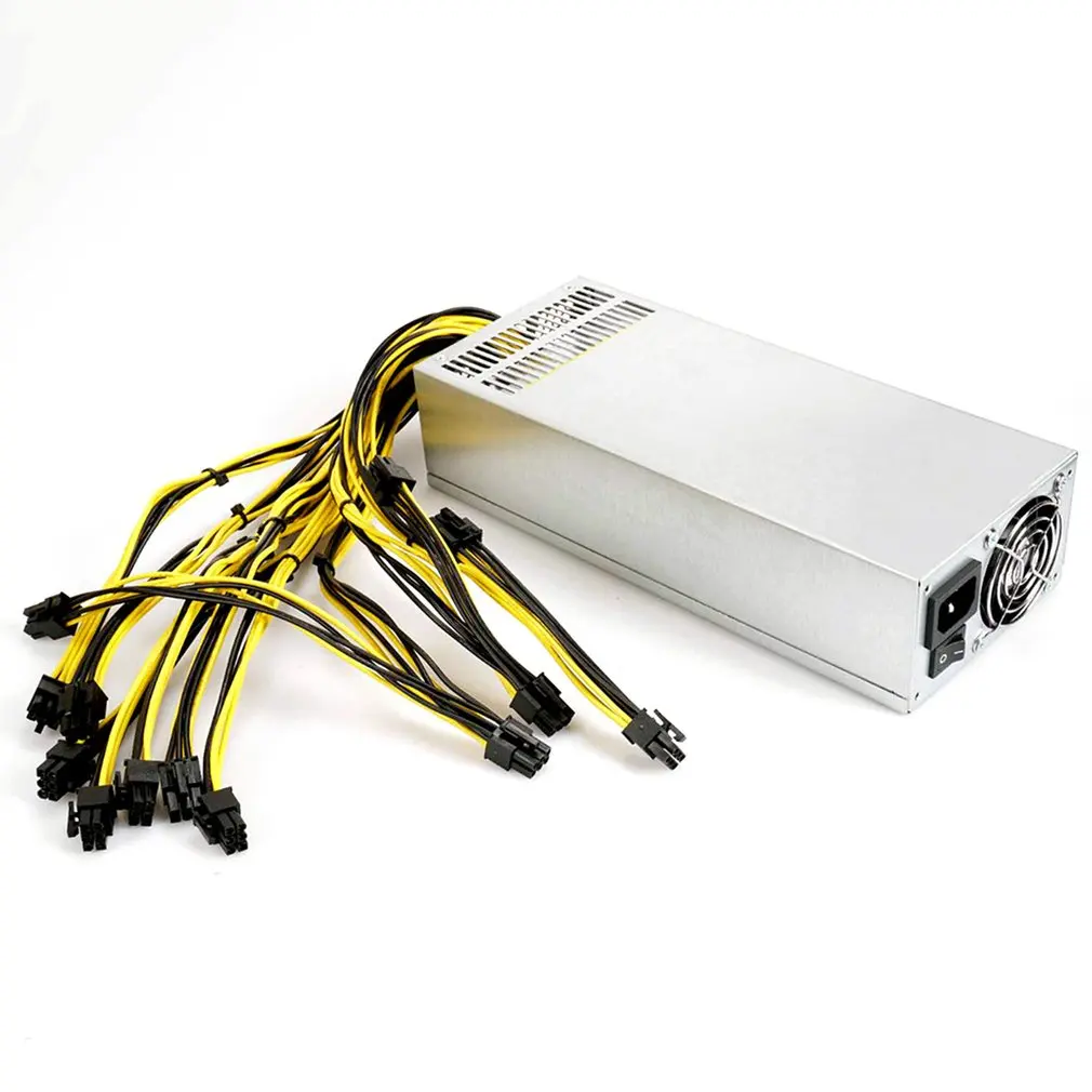 2U 2400W Single Way ATX Computer Power Supply For Mining Machine Support Graphics Card Output Rated Bitcoin Power
2U 2400W Single Way ATX Computer Power Supply For Mining Machine Support Graphics Card Output Rated Bitcoin Power