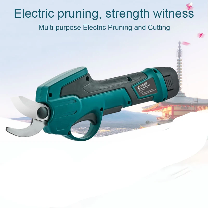 Electric pruning shears Cordless laborious fruit trees vigorously scissors telescopic high branch shears gardening shears thick
Electric pruning shears Cordless laborious fruit trees vigorously scissors telescopic high branch shears gardening shears thick