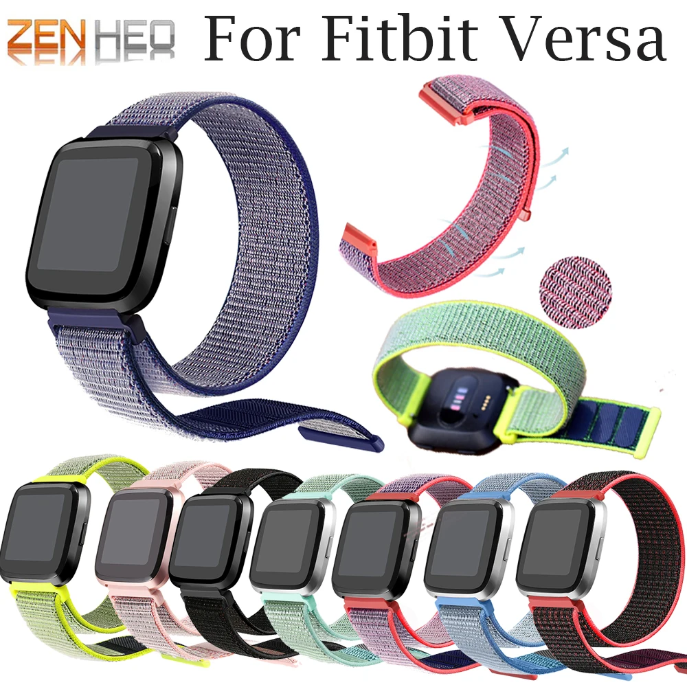Nylon loop Sport Strap For Fitbit Versa Band Replacement Wristband For Fitbit Versa Smart Watch men's watches women's bracelet
Nylon loop Sport Strap For Fitbit Versa Band Replacement Wristband For Fitbit Versa Smart Watch men's watches women's bracelet