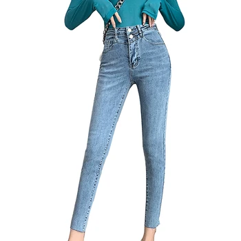 women fashion high waist jeans two buckle elastic tight ankel length pants slim skinny pencil pants summer casual jeans 2020
women fashion high waist jeans two buckle elastic tight ankel length pants slim skinny pencil pants summer casual jeans 2020