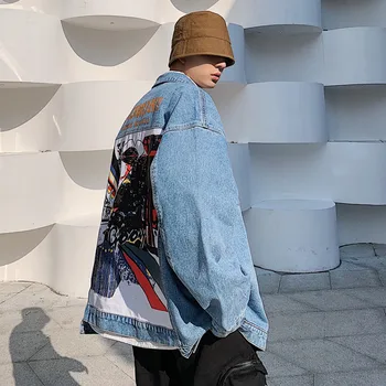 2019 Autumn And Winter Korean Version Of The Casual Couple Personality Picture Print Loose Denim Jacket
2019 Autumn And Winter Korean Version Of The Casual Couple Personality Picture Print Loose Denim Jacket
