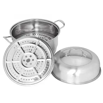 28cm Kitchen Stainless Steel Soup Cooker Double Layer Food Steamer Cooking Pot Cookware Food Heater New
28cm Kitchen Stainless Steel Soup Cooker Double Layer Food Steamer Cooking Pot Cookware Food Heater New