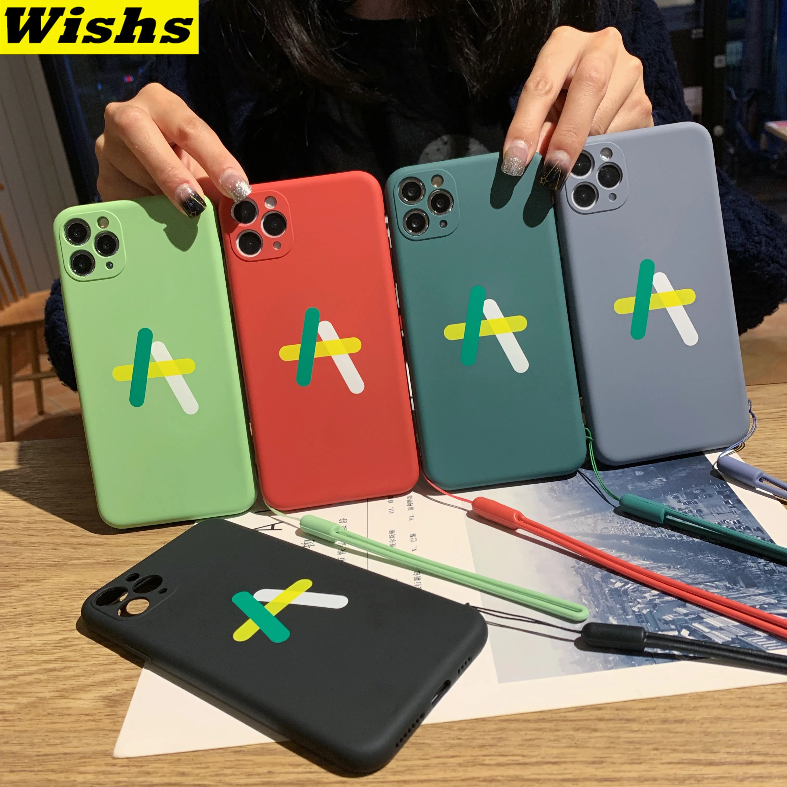 Camera Protection Three colour line Phone Cases For iPhone 11 11 Pro Max XR XS Max X 8 7 6 6S Plus With Wrist rope Silicone case
Camera Protection Three colour line Phone Cases For iPhone 11 11 Pro Max XR XS Max X 8 7 6 6S Plus With Wrist rope Silicone case