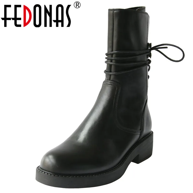 FEDONAS Cool Boots Women Autumn Winter Genuine Leather Party Casual Shoes Woman Round Toe Zipper Short Boots Motorcycle Boots
FEDONAS Cool Boots Women Autumn Winter Genuine Leather Party Casual Shoes Woman Round Toe Zipper Short Boots Motorcycle Boots