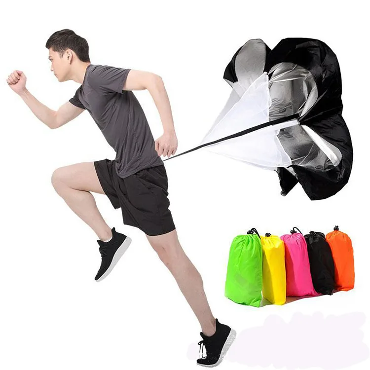 

Kids running drag parachute fitness umbrella track field training speed deceleration parachute drag football training equipment