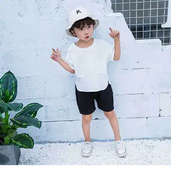 Children's clothing boys summer children's summer cotton and linen suit boy handsome male baby summer style two-piece set
Children's clothing boys summer children's summer cotton and linen suit boy handsome male baby summer style two-piece set