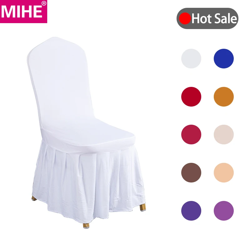 MIHE Modern Plain Wedding Banquet Chair Covers Spandex Stretch Elastic Chair Cover Hotel Restaurant Dining Room Seat Cover 
MIHE Modern Plain Wedding Banquet Chair Covers Spandex Stretch Elastic Chair Cover Hotel Restaurant Dining Room Seat Cover