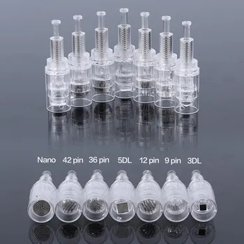 10pcs Needle Cartridge Nano/9 Pin/12 Pin/36 Pin/42 Pin for Micro Needle Replacement Tattoo Dr Pen Bayonet Screw Wrinkle Remover
10pcs Needle Cartridge Nano/9 Pin/12 Pin/36 Pin/42 Pin for Micro Needle Replacement Tattoo Dr Pen Bayonet Screw Wrinkle Remover