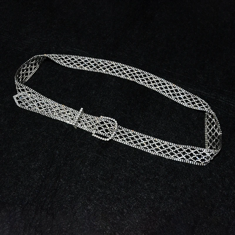 Super Shine Women's Wild Fashion Rhinestone Inlaid Full Diamond Belt Bling Bridal Wedding Crystal Chain Diamond Belt bg-1446
Super Shine Women's Wild Fashion Rhinestone Inlaid Full Diamond Belt Bling Bridal Wedding Crystal Chain Diamond Belt bg-1446