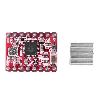 1 x Red CCL 3D Printer Expansion Board A4988 Driver with a radiator