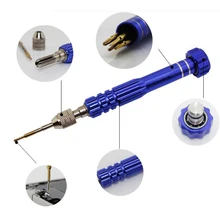 1pc Watch Screwdriver Handle Repair Tool With 5 Bits Phone Glasses High Quality Watch Repair Tools Kit for Watchmaker
1pc Watch Screwdriver Handle Repair Tool With 5 Bits Phone Glasses High Quality Watch Repair Tools Kit for Watchmaker