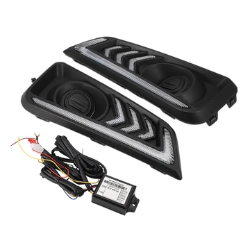 DRL Daytime Running Lights Daylight 12V ABS Fog Lamp Cover with Turn Yellow Signal Light for Honda City 2015 2016
DRL Daytime Running Lights Daylight 12V ABS Fog Lamp Cover with Turn Yellow Signal Light for Honda City 2015 2016