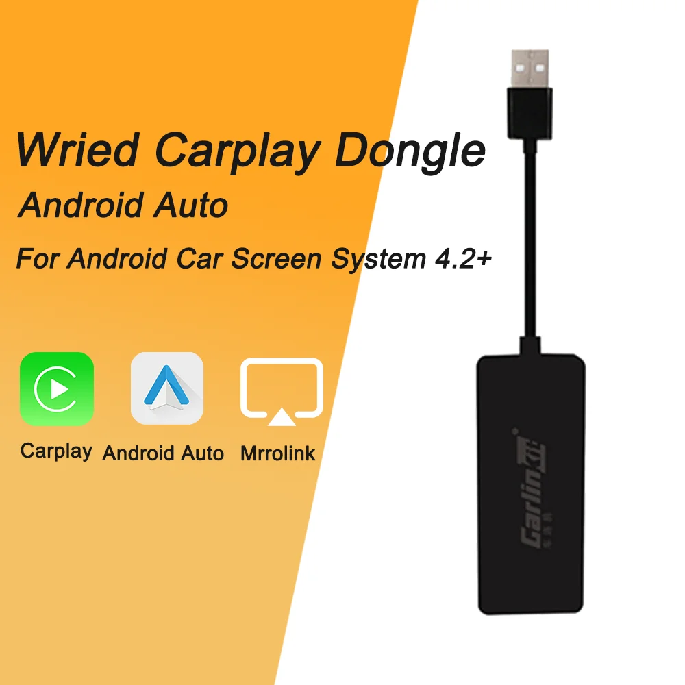 Carlinkit USB Smart Link Wired Carplay Dongle/Android Auto Only for Android car Head Unit (Android System) Airplay/Mirror/IOS13
Carlinkit USB Smart Link Wired Carplay Dongle/Android Auto Only for Android car Head Unit (Android System) Airplay/Mirror/IOS13