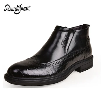 New Chelsea Boots Men Handmade Genuine Leather Classical Business Boots With Fur Man Winter Warm Bullock Ankle Boot Botas hombre
New Chelsea Boots Men Handmade Genuine Leather Classical Business Boots With Fur Man Winter Warm Bullock Ankle Boot Botas hombre