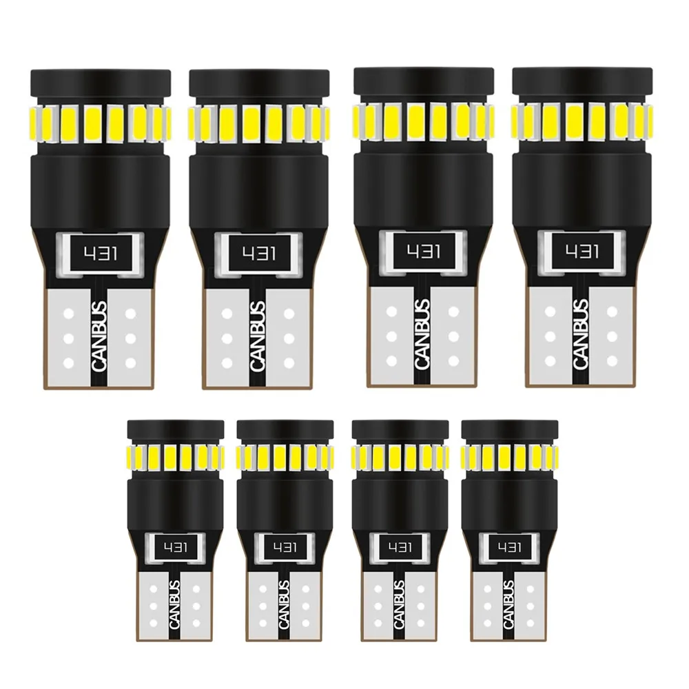 8pcs t10 led bulb use for Car Interior Lights Ma/Dome/Cargo/Door Courtesy Light for Ford focus mk3 fusion fiesta mk7 ranger
8pcs t10 led bulb use for Car Interior Lights Ma/Dome/Cargo/Door Courtesy Light for Ford focus mk3 fusion fiesta mk7 ranger