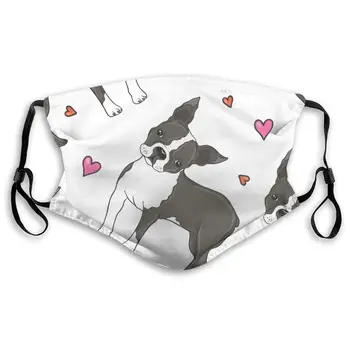 Boston Terrier Dog Pattern Unisex Anti-Pollution Mask Dust Mask with Filter Mask Black 
Boston Terrier Dog Pattern Unisex Anti-Pollution Mask Dust Mask with Filter Mask Black