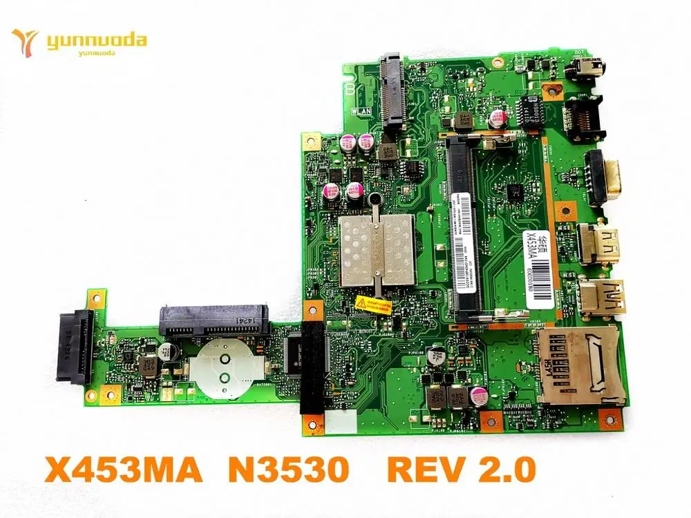 Оригинальная материнская плата для ноутбука ASUS X453MA X453MA N3530 REV 2,0 протестирована хорошая бесплатная доставка
Оригинальная материнская плата для ноутбука ASUS X453MA X453MA N3530 REV 2,0 протестирована хорошая бесплатная доставка