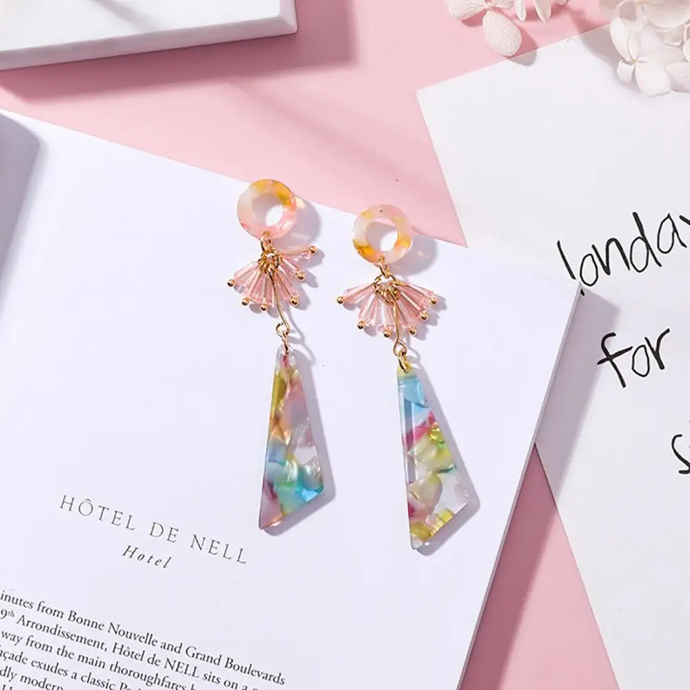Luxury Personality Creative Acetate Plate Geometry Earrings Ladies Jewelry boucle d'oreille femme 2019 pendientes mujer A1
Luxury Personality Creative Acetate Plate Geometry Earrings Ladies Jewelry boucle d'oreille femme 2019 pendientes mujer A1