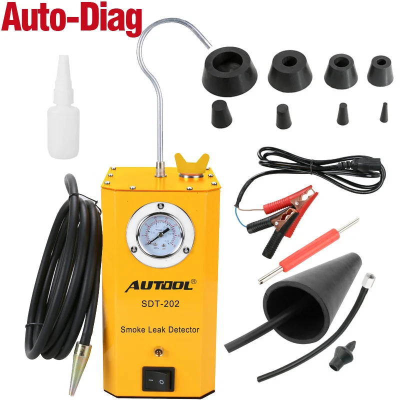 Car Motorcycle Air Intake Smoke Leak Detector Autool SDT-202 EVAP Car Pipe Leakage Tester Fuel Leak Locator Vutomotive Machine
Car Motorcycle Air Intake Smoke Leak Detector Autool SDT-202 EVAP Car Pipe Leakage Tester Fuel Leak Locator Vutomotive Machine