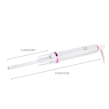 New Curling Wand Iron Rectangular Thin Titanium Barrel for Corkscrew Spiral Chopstick Curls Professional Curler with Temperature