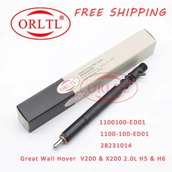 Common Rail Injector 1100100-ED01 Original Injector 1100100ED01 New Injector 28231014 For Great Wall Hover V200
Common Rail Injector 1100100-ED01 Original Injector 1100100ED01 New Injector 28231014 For Great Wall Hover V200