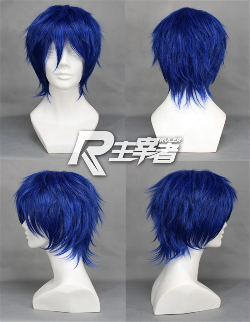 Mizushima Iku 12" Blue Mix Short Fluffy Layered Heat Resistance Fiber Cosplay Full Wigs Ichinose Tokiya
Mizushima Iku 12" Blue Mix Short Fluffy Layered Heat Resistance Fiber Cosplay Full Wigs Ichinose Tokiya