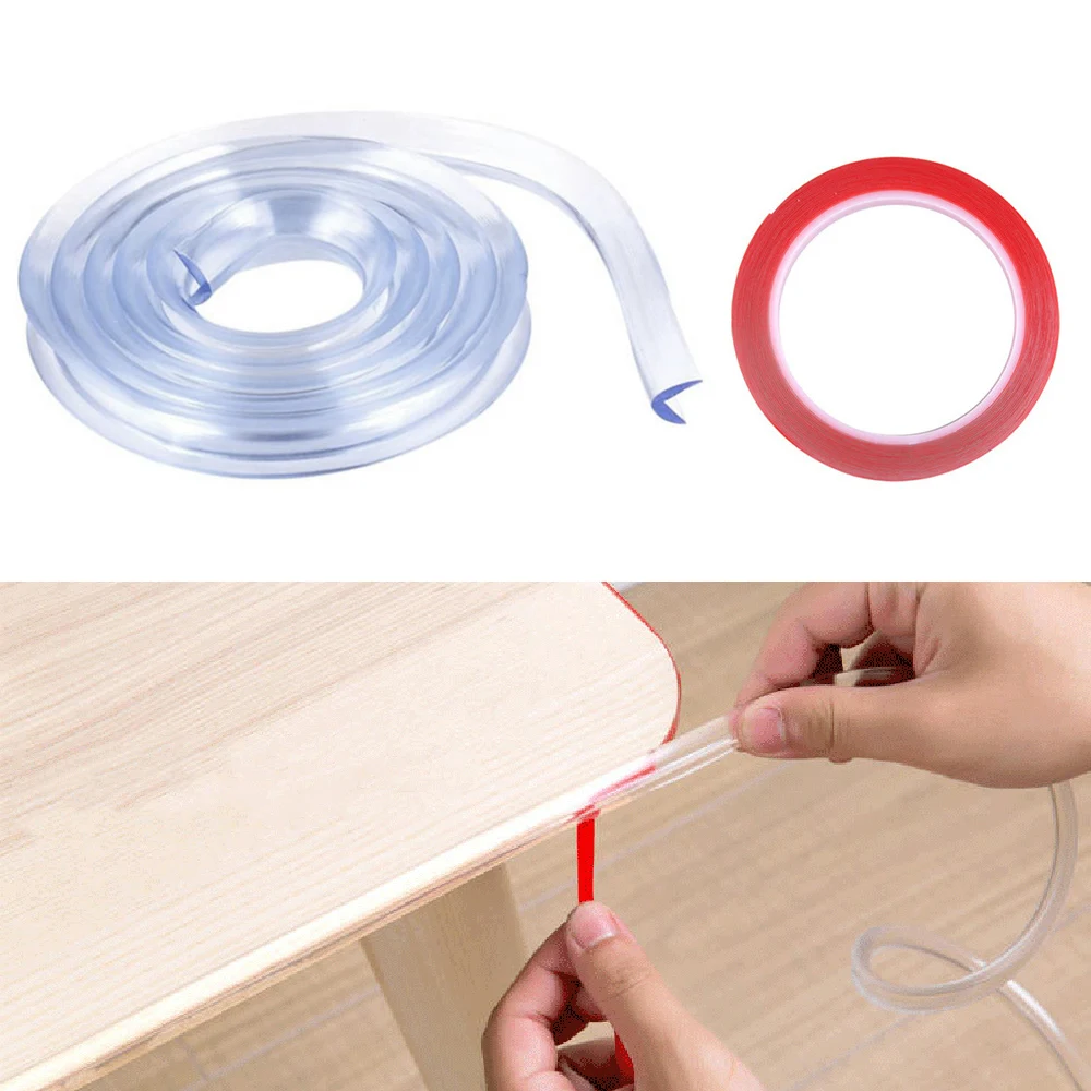 Baby Safety Desk Edge Guard Strip Table Corner Protector for Baby Kids Transparent Collision Cushion Foam Bumper Free Tape 2m
Baby Safety Desk Edge Guard Strip Table Corner Protector for Baby Kids Transparent Collision Cushion Foam Bumper Free Tape 2m