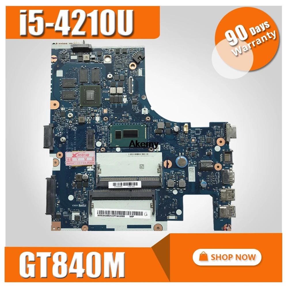 ACLUA/ACLUB NM-A273 motherboard for Lenovo Z50-70 G50-70M notebook motherboard CPU i5-4210U GT840M 2G 100% test OK
ACLUA/ACLUB NM-A273 motherboard for Lenovo Z50-70 G50-70M notebook motherboard CPU i5-4210U GT840M 2G 100% test OK