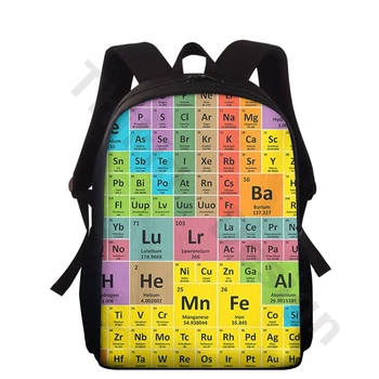 THIKIN Student Back to School Backpack with Periodic Table of Elements Print Schoolbags for Kids Child 15inch Book Bag Softback
THIKIN Student Back to School Backpack with Periodic Table of Elements Print Schoolbags for Kids Child 15inch Book Bag Softback