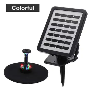 New 7V 1.5W Solar Power Fountains Pump with LED light Garden Water Pump outdoor Pond Fountain Pool Aquarium Fish White/Color lig 
New 7V 1.5W Solar Power Fountains Pump with LED light Garden Water Pump outdoor Pond Fountain Pool Aquarium Fish White/Color lig