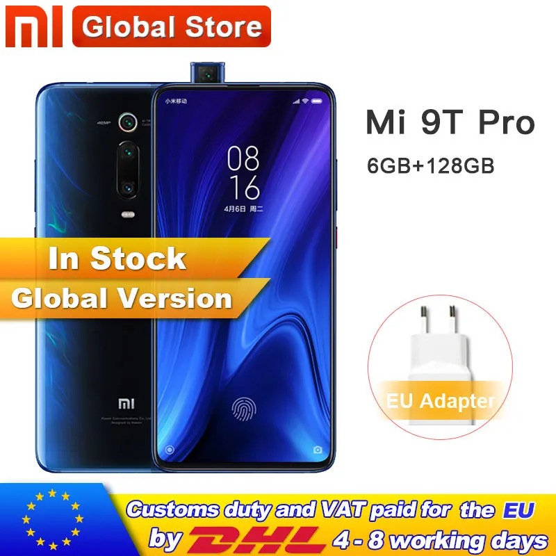 Global version Xiaomi Mi 9T Pro 128GB 6GB (Redmi k20 PRO ) Mobilephone Snapdragon 855 4000mAh 48MP Rear Camera AMOLED 6.39"
Global version Xiaomi Mi 9T Pro 128GB 6GB (Redmi k20 PRO ) Mobilephone Snapdragon 855 4000mAh 48MP Rear Camera AMOLED 6.39"