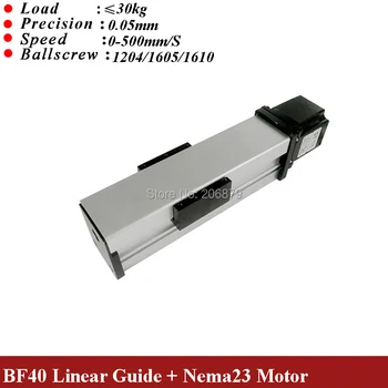 100-500mm Effective Stroke 12 16mm Ballscrew Sealed Dust Proof Cover Linear Guide Rail Motion Module CNC XYZ Aixs+Nema23 Motor
100-500mm Effective Stroke 12 16mm Ballscrew Sealed Dust Proof Cover Linear Guide Rail Motion Module CNC XYZ Aixs+Nema23 Motor