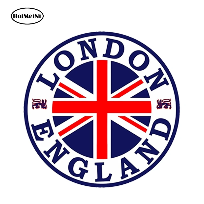HotMeiNi 13 см x автомобильный Стайлинг Лондон Англия печать наклейка круглый флаг