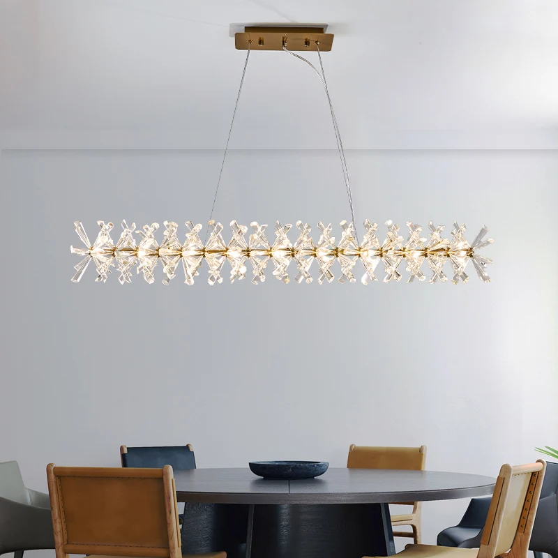 Light luxury living room K9 crystal chandelier post modern designer model room dining room bedroom garland creative art lamps
Light luxury living room K9 crystal chandelier post modern designer model room dining room bedroom garland creative art lamps