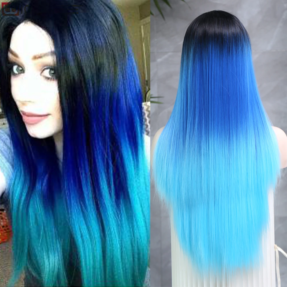 WIGNEE Straight Wig Syntheic Long Wig Heat Resistant Hair Middle Part Black Blue Wigs For Women Cosplay Pink Purple Ombre Wig
WIGNEE Straight Wig Syntheic Long Wig Heat Resistant Hair Middle Part Black Blue Wigs For Women Cosplay Pink Purple Ombre Wig