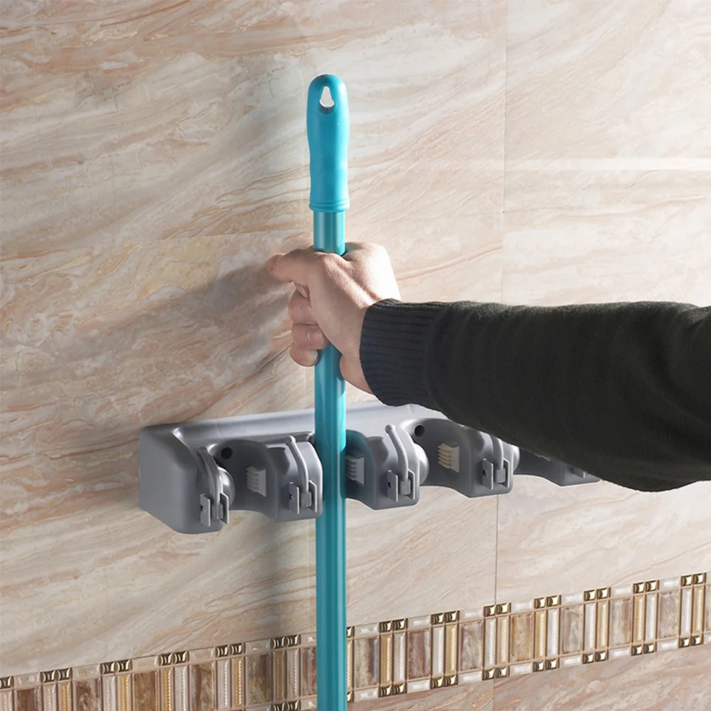 Wall Mounted Multi-Functional Broom Holder Tool Magic Plastic Mop Holder Bathroom Kitchen Storage 3 Styles
Wall Mounted Multi-Functional Broom Holder Tool Magic Plastic Mop Holder Bathroom Kitchen Storage 3 Styles