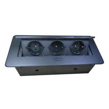 Metal Plate 3 Power EU Plug Socket Table Desktop Hidden Outlet for Home Office 24BA
Metal Plate 3 Power EU Plug Socket Table Desktop Hidden Outlet for Home Office 24BA