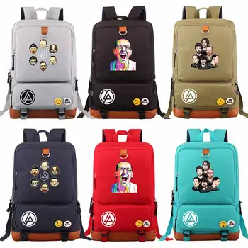 Fashion Linkin Park Rock Music Hiphop Boy Girl Book School bag Women Bagpack Teenagers Schoolbags Men Student Patchwork Backpack
Fashion Linkin Park Rock Music Hiphop Boy Girl Book School bag Women Bagpack Teenagers Schoolbags Men Student Patchwork Backpack