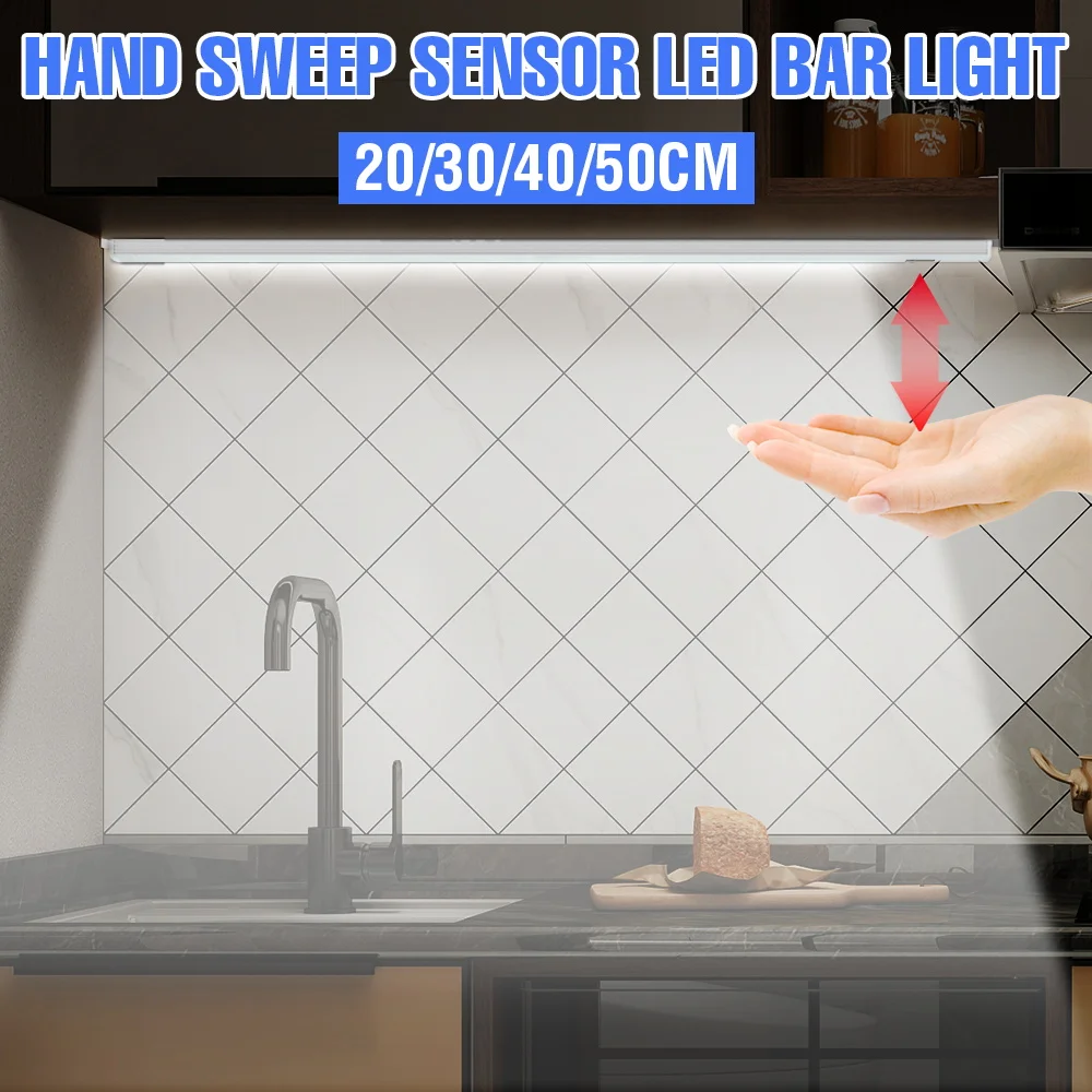 USB Under Cabinet Light LED Lamp Bar 20 30 40 50CM Hand Sweep Sensor LED Wardrobe Lamp 5V PIR Motion Lights LED Night Bombillas
USB Under Cabinet Light LED Lamp Bar 20 30 40 50CM Hand Sweep Sensor LED Wardrobe Lamp 5V PIR Motion Lights LED Night Bombillas