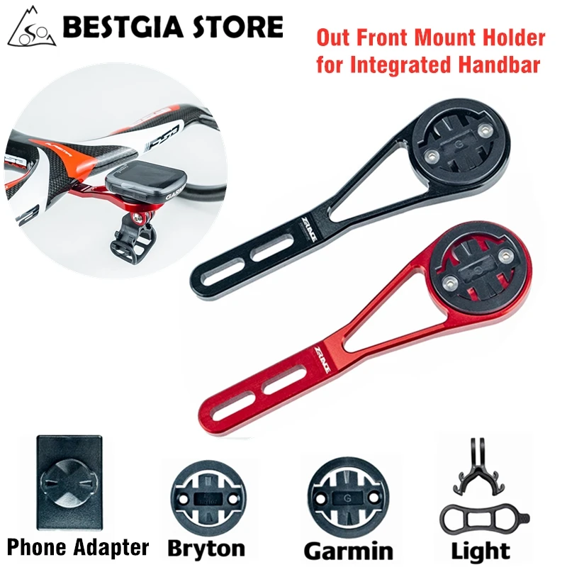 ZRACE Bicycle Computer Out Front Mount Holder for Integrated Handbar,iGPSPORT Garmin Bryton GoPro Mobile Phone Bike Accessories 
ZRACE Bicycle Computer Out Front Mount Holder for Integrated Handbar,iGPSPORT Garmin Bryton GoPro Mobile Phone Bike Accessories