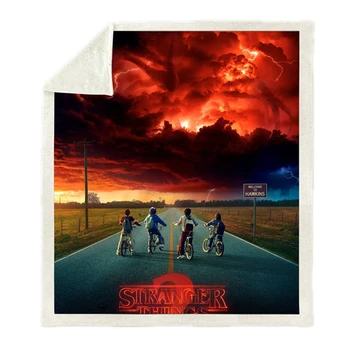 Stranger Things Printed Plush Throw Blanket Sherpa Fleece Bedspread Sofa Blankets For Beds Square Picnic Soft Blanket 
Stranger Things Printed Plush Throw Blanket Sherpa Fleece Bedspread Sofa Blankets For Beds Square Picnic Soft Blanket