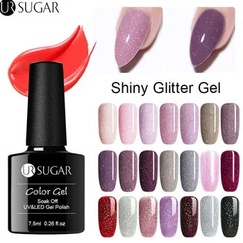 UR SUGAR 7.5ml Glitter Gel Nail Polish Shiny Glitter Sequins UV Gel Varnish Laser Soak Off UV Gel Nail Art varnish
UR SUGAR 7.5ml Glitter Gel Nail Polish Shiny Glitter Sequins UV Gel Varnish Laser Soak Off UV Gel Nail Art varnish