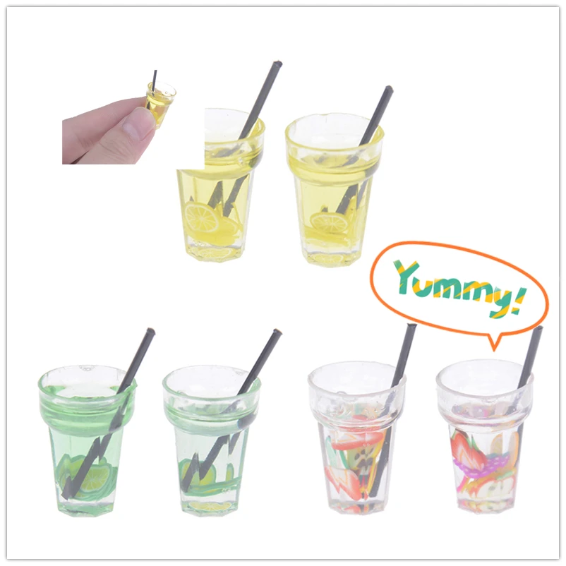 2pcs 1/12 Miniature Food Mini Resin Fruit Bottle Simulation Drinks Model Toys Fruit Drink Play Dollhouse Dolls Accessories
2pcs 1/12 Miniature Food Mini Resin Fruit Bottle Simulation Drinks Model Toys Fruit Drink Play Dollhouse Dolls Accessories