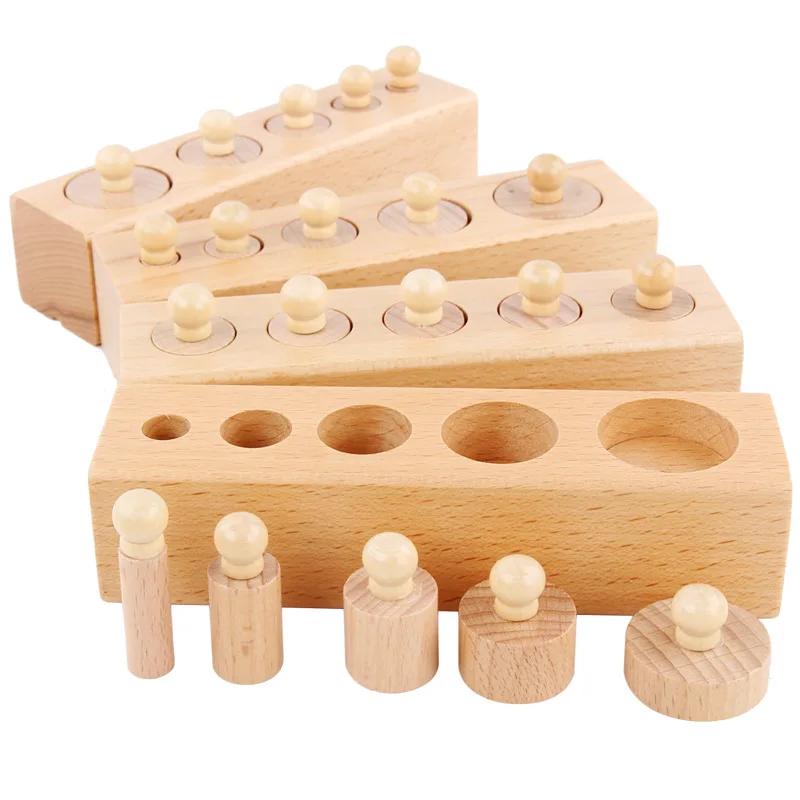 Montessori Early Educational Teaching Aid Building Blocks Socket Cylinder 1-3 Years Old Infants Children Cognitive Senses Educat
Montessori Early Educational Teaching Aid Building Blocks Socket Cylinder 1-3 Years Old Infants Children Cognitive Senses Educat