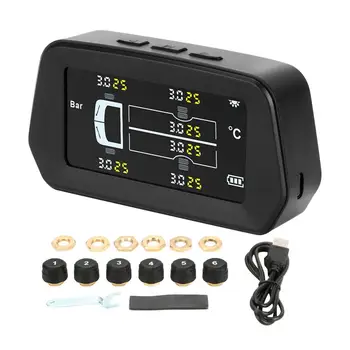 Alarm Tire Pressure Sensor Reliable Durable Monitoring System Solar Power Auto Security Tyre Digital LCD Control TPMS For Tires
Alarm Tire Pressure Sensor Reliable Durable Monitoring System Solar Power Auto Security Tyre Digital LCD Control TPMS For Tires