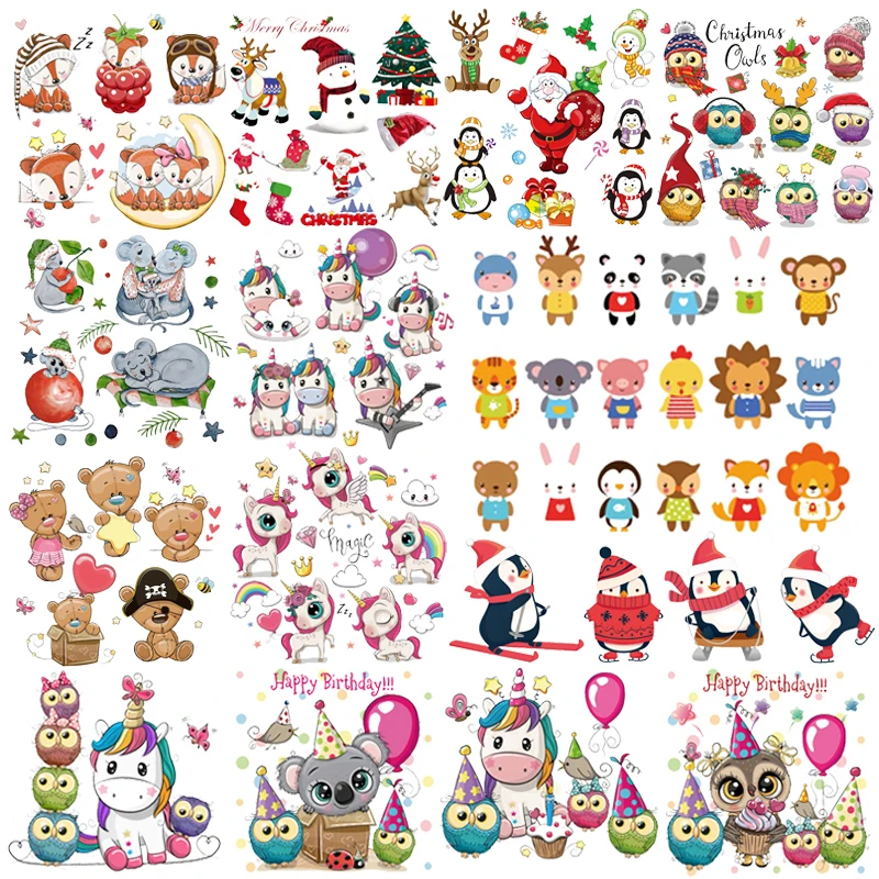 Pulaqi Iron on Patches Cute Bear Unicorn Owl Patch Thermo Transfer for Clothes Stickers Letter Badges Washable DIY Kids T-shirts
Pulaqi Iron on Patches Cute Bear Unicorn Owl Patch Thermo Transfer for Clothes Stickers Letter Badges Washable DIY Kids T-shirts