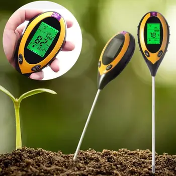 3/4 in 1 Soil Ph Meter Soil Tester PH Moisture Meter Temperature Sunlight Intensity Measurement Analysis Acidity Alkali
3/4 in 1 Soil Ph Meter Soil Tester PH Moisture Meter Temperature Sunlight Intensity Measurement Analysis Acidity Alkali