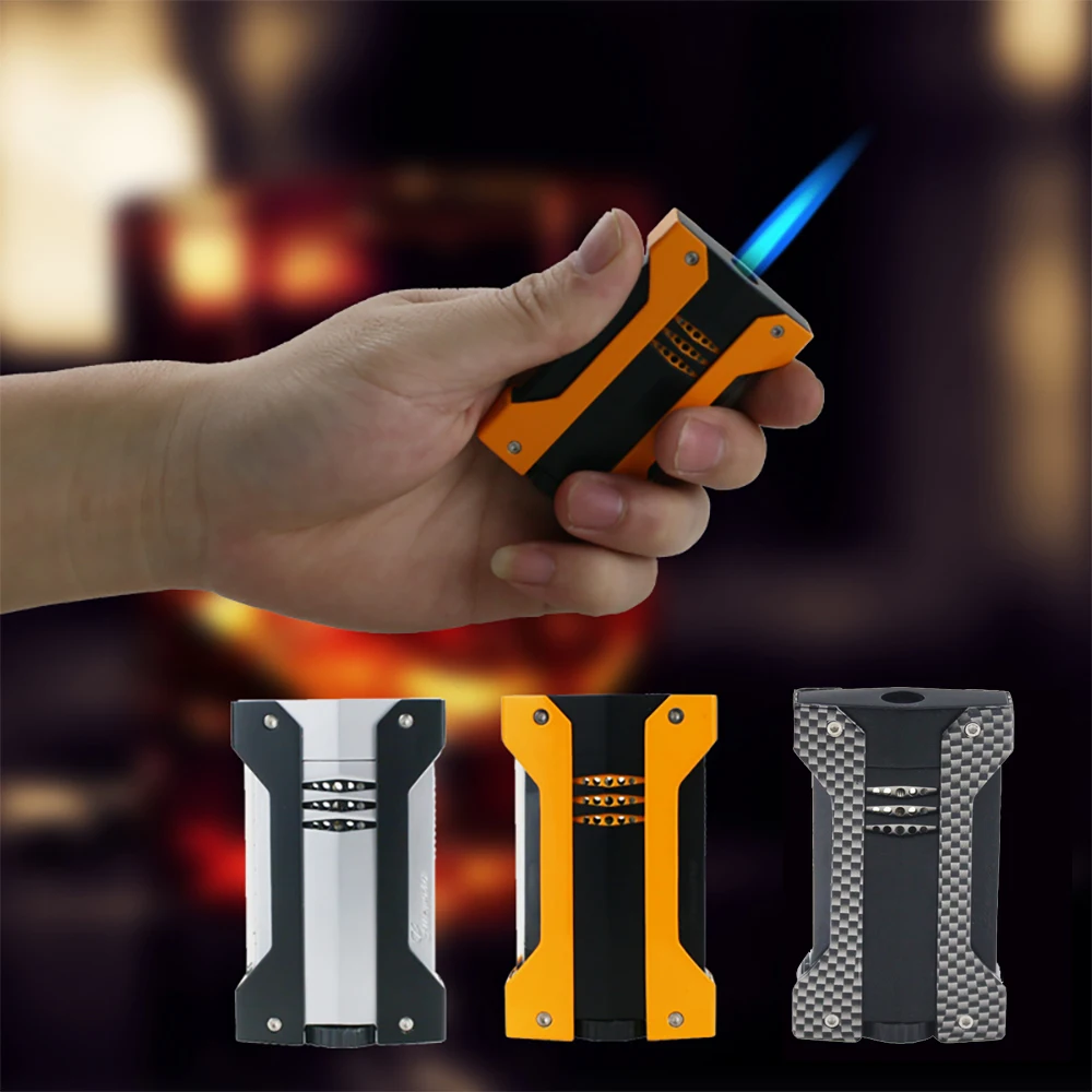 Guevara Cigar Lighter Torch Single Jet Flame Butane Refillable Windproof High Quality Scorch Lighters (Without Gas)
Guevara Cigar Lighter Torch Single Jet Flame Butane Refillable Windproof High Quality Scorch Lighters (Without Gas)